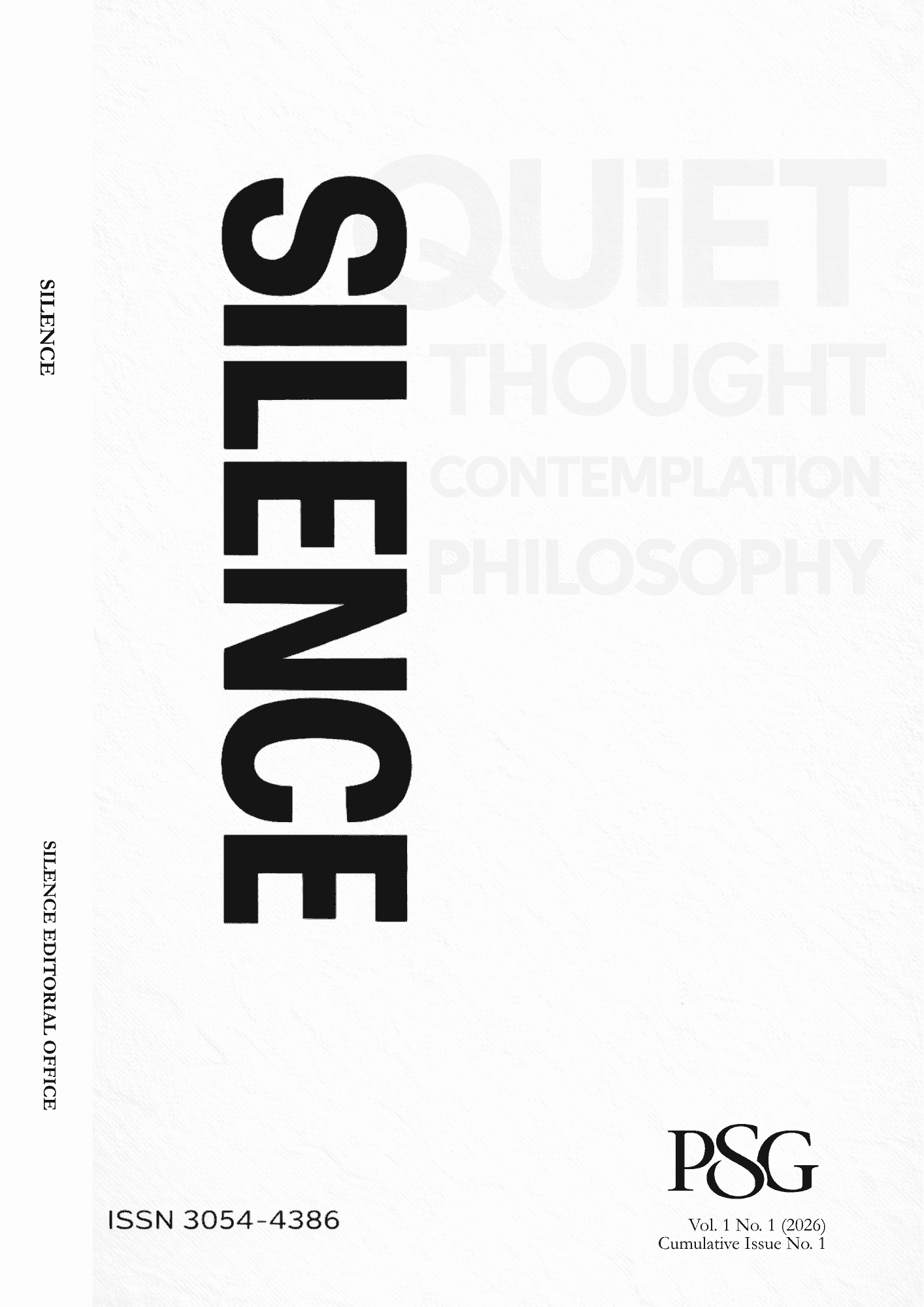 					View Vol. 1 No. 1 (2026): The beginning of the Silence
				