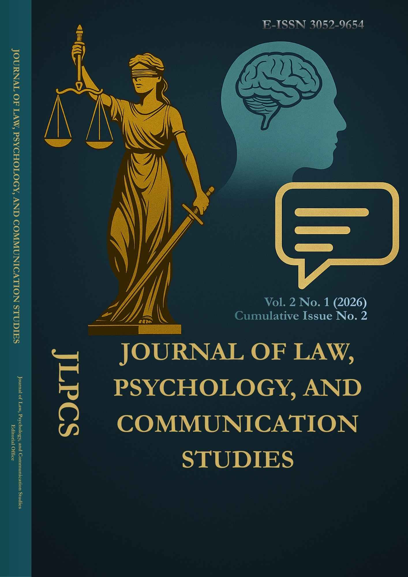 					View Vol. 2 No. 1 (2026): 《法律·心理学·传播研究学刊》第二卷第一期 | Journal of Law, Psychology, and Communication Studies, Volume 2, Issue 1 (2026)
				